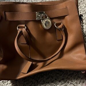 Michael Kors Tan Leather Satchel
